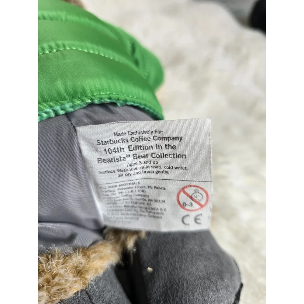 Starbucks Barista Bear 2011  104th Edition Winter Outfit